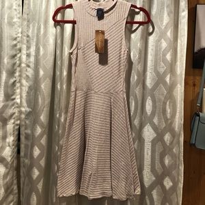 Sleeveless sweater dress